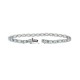 Genuine Aquamarine and Diamond Bracelet 10Kt White Gold 8.28cttw