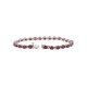 Genuine Ruby and Diamond Bracelet 14Kt White Gold 10.55cttw