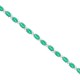 Genuine Emerald and Diamond Bracelet 14Kt White Gold 6.08 ct.t.w