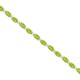 Peridot and Diamond Bracelet 14Kt White Gold 8.48 ct.t.w