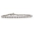 Cubic Zirconia Heavy Sterling Silver Bracelet, 9.44cttw  