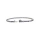 Blue Sapphire Tennis Bracelet 14Kt White Gold 10.90 ct.t.w