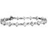 Cubic Zirconia Sterling Silver Tennis bracelet , 0.25cttw