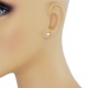0.66 Carat TW Round Diamond Stud Earrings 14Kt White Gold 0.66 Carat TW Round Diamond Stud Earrings 14Kt White Gold