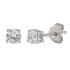1/2 Carat TW Round Diamond Stud Earrings 14Kt Gold