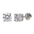 1/3 Carat TW Round Diamond Stud Earrings 14Kt White Gold