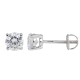 1 1/2 Carat TW Round Diamond Stud Earrings in 14Kt Gold 1 1/2 Carat TW Round Diamond Stud Earrings in 14Kt Gold