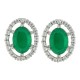 Cubic Zirconia Earring jackets in Sterling Silver Cubic Zirconia Earring jackets in Sterling Silver