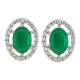  Cubic Zirconia Earring jackets in Sterling Silver