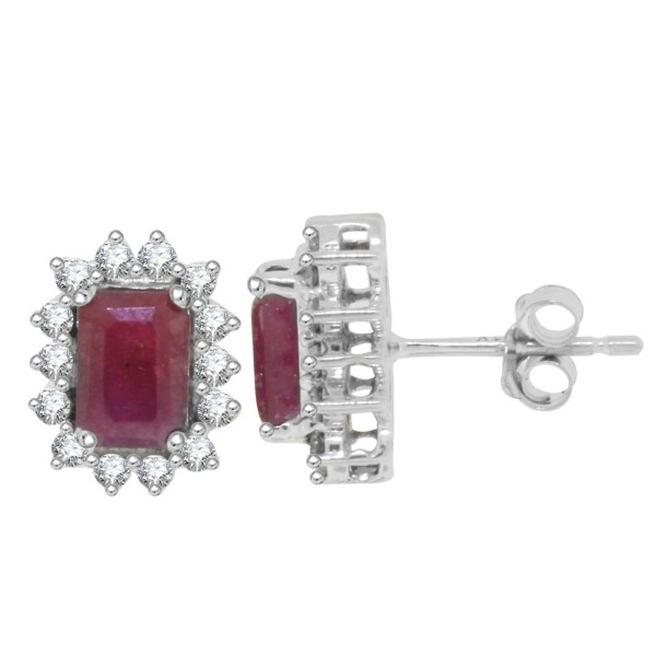 1 80 Ct T W Emerald Cut Genuine Ruby And Diamond Halo Stud Er226 R 600x600 Jpg