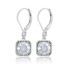 Cubic Zirconia Dangle Earrings in Sterling Silver