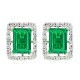  Cubic Zirconia Earring jackets in Sterling Silver