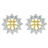  Cubic Zirconia Earring jackets in Sterling Silver