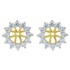  Cubic Zirconia Earring jackets in Sterling Silver