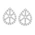  Cubic Zirconia Earring jackets in Sterling Silver