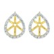  Cubic Zirconia Earring jackets in Sterling Silver