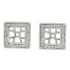  Cubic Zirconia Earring jackets in Sterling Silver