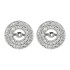 Cubic Zirconia Earring jackets in Sterling Silver