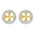  Cubic Zirconia Earring jackets in Sterling Silver