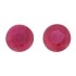 Genuine Ruby Minimum 3.04ct tw 7mm Round Matched Pair