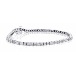 Womens Diamond Bracelet 14Kt White Gold, 0.35cttw