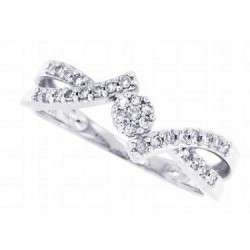 Diamond Cluster Ring in 14kt White Gold