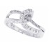 10kt White Gold Genuine Diamond Fashion Band