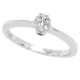 Genuine Diamond Cluster Ring in 10Kt White Gold