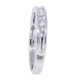 Princess Cut Diamond Wedding Band in 14kt White Gold