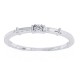 Genuine Diamond Accent Promise Ring in 10Kt White Gold