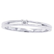 Diamond Accent Promise Ring in 10Kt White Gold