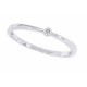 Illusion Set Diamond Promise Ring in 10Kt White Gold