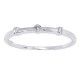 Genuine Diamond Accent Promise Ring in 10Kt White Gold