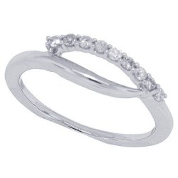Women's Fashion Diamond Ring in 14kt White Gold
