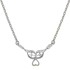 Cubic Zirconia Pendant Necklace,Sterling Silver