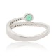 Emerald Diamond Right Hand Ring, 14Kt White Gold