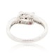 Ruby And Diamond Right Hand Ring,14kt white Gold