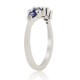 Sapphire Diamond Band 14Kt Gold September Birthstone