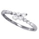Cubic Zirconia Fashion Ring Sterling Silver 0.25ct