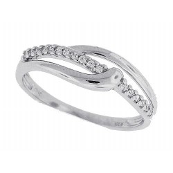 Cubic Zirconia Fashion Ring Sterling Silver 