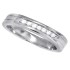 Cubic Zirconia Wedding Band Sterling Silver Seven Stone 