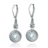 Cubic Zirconia Dangle Drop Earrings in Sterling Silver